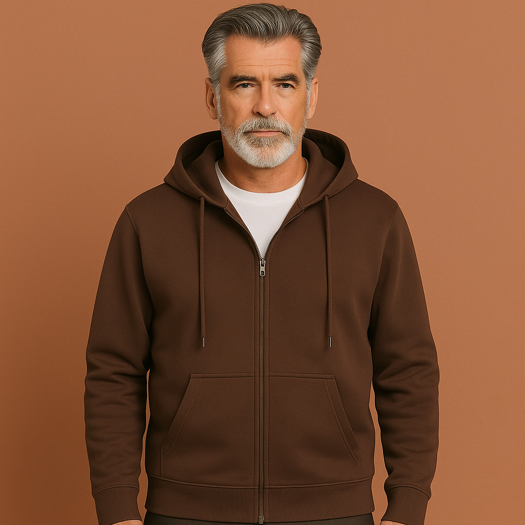 Comfortable zip-up vest with hood for men | Victor