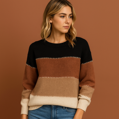 Classic Striped Sweatshirt for Women | Ina