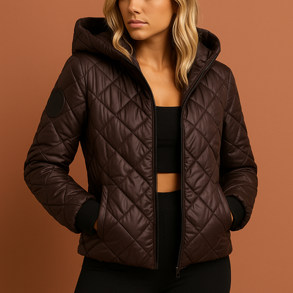 Warm Padded Winter Jacket with Hood for Women | Zoë