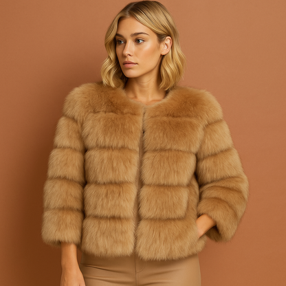 Elegant coat with a luxurious appearance for women | Adelheid