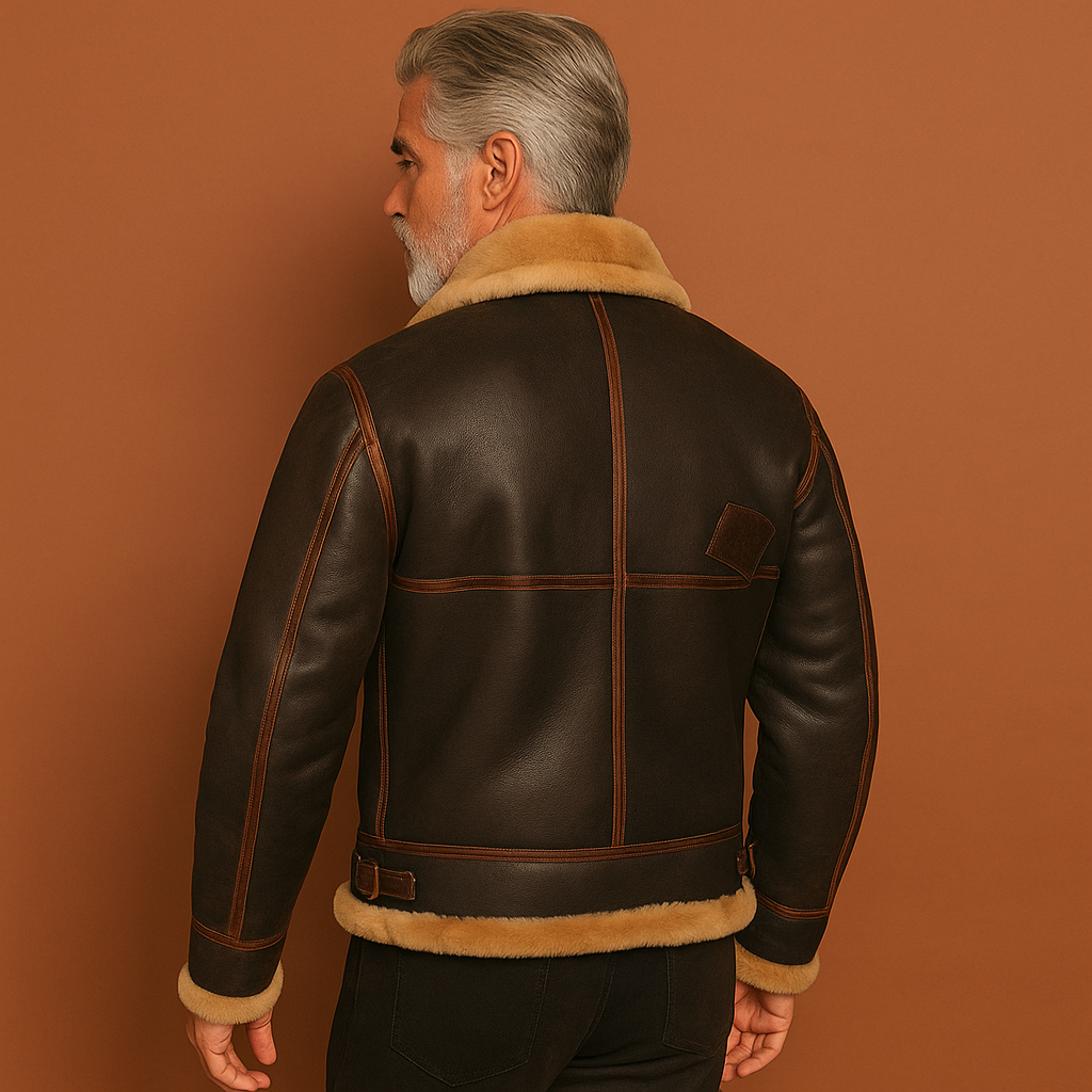 Classic aviator jacket for men with warm lining | Levi