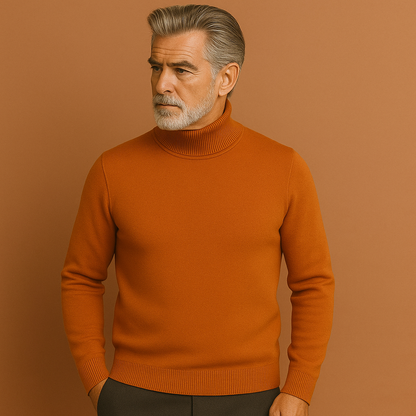 Luxury turtleneck sweater for men with timeless design | Matthijs
