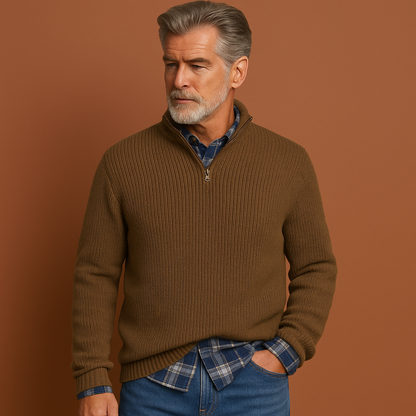 Oversized knitted sweater for men | Lars