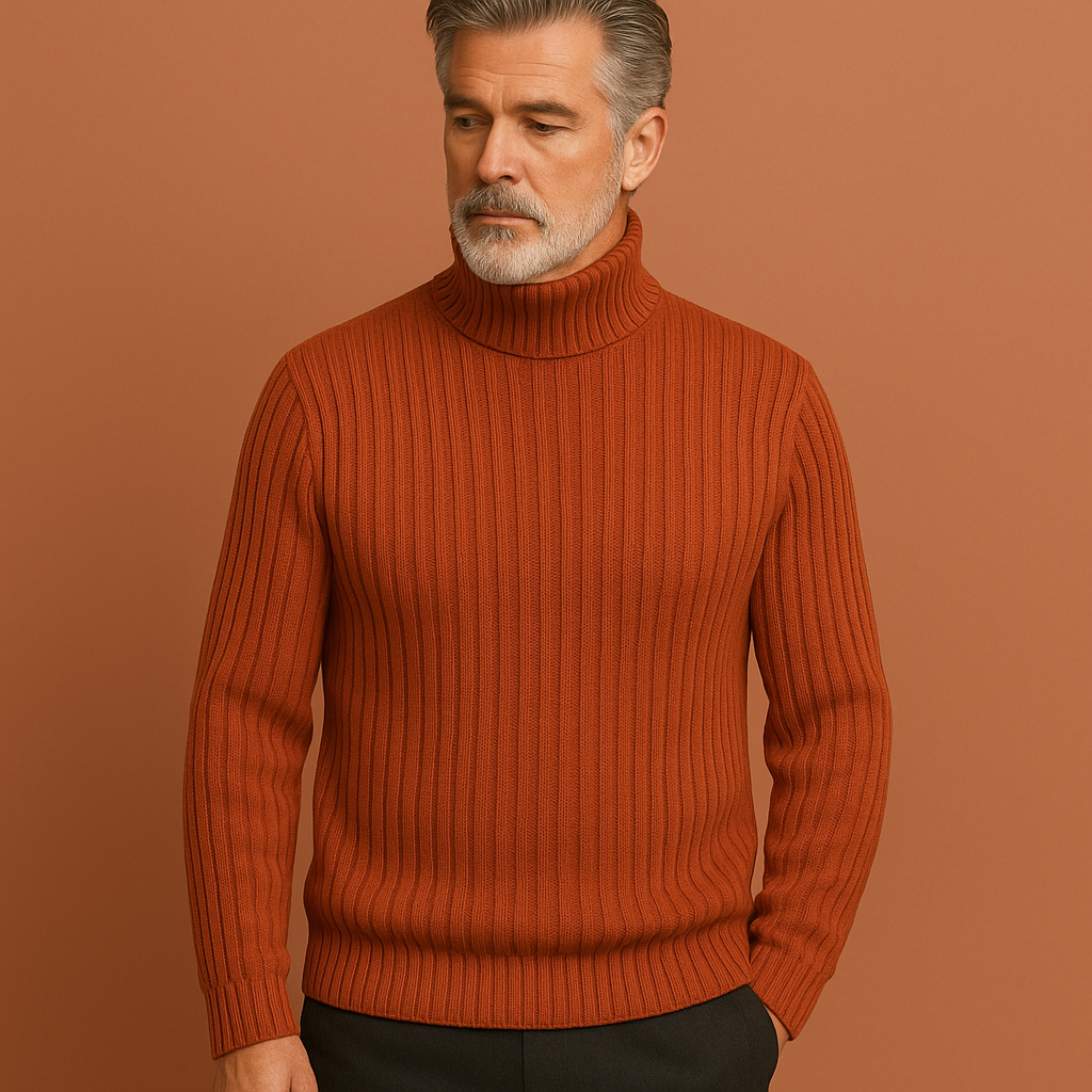 Men's Merino Wool Turtleneck Sweater | Bastiaan