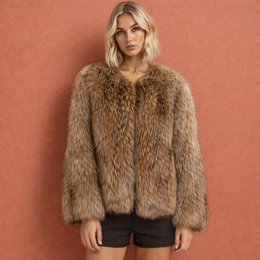 Long winter coat with long sleeves for women | Renate