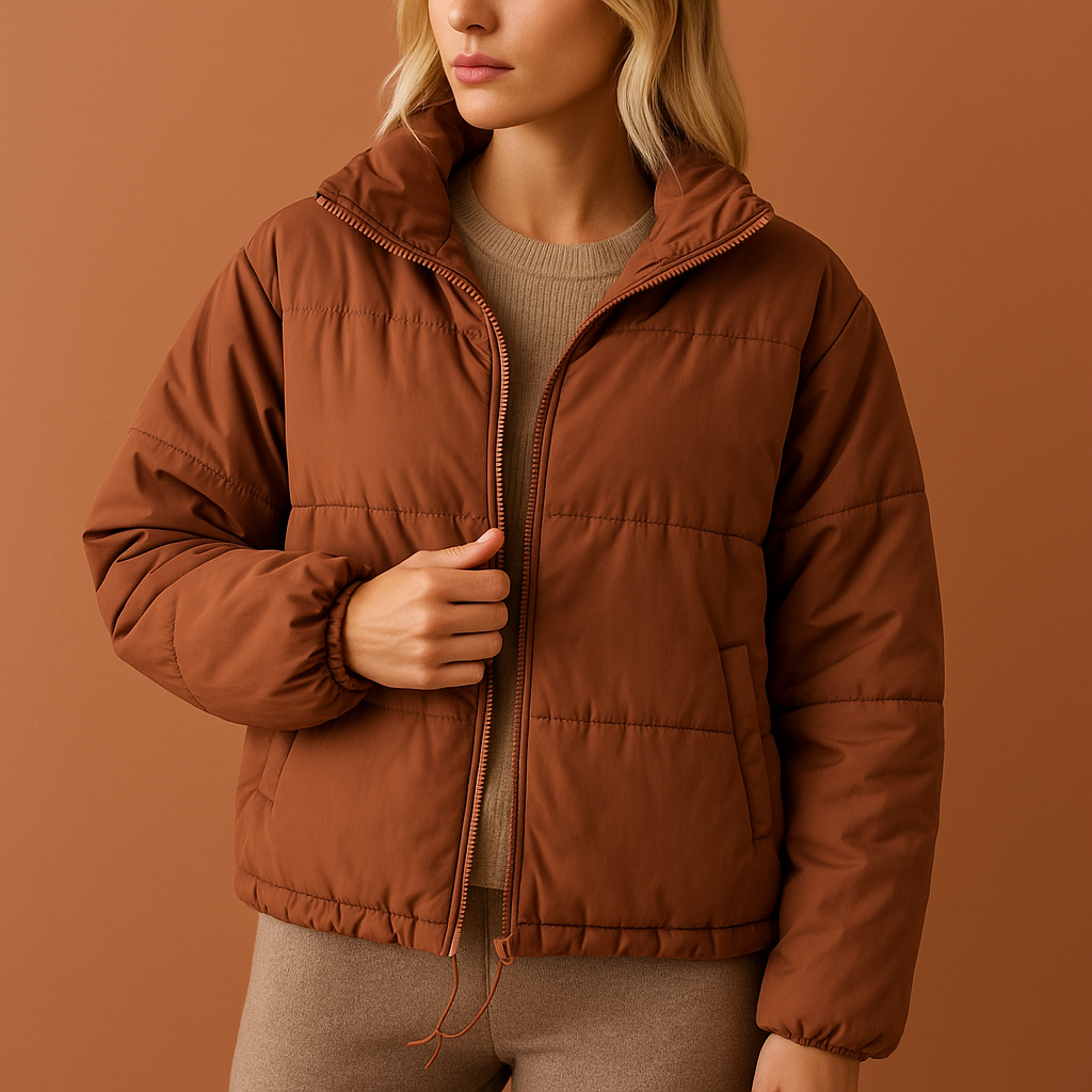Stylish oversized quilted jacket for women | Lova