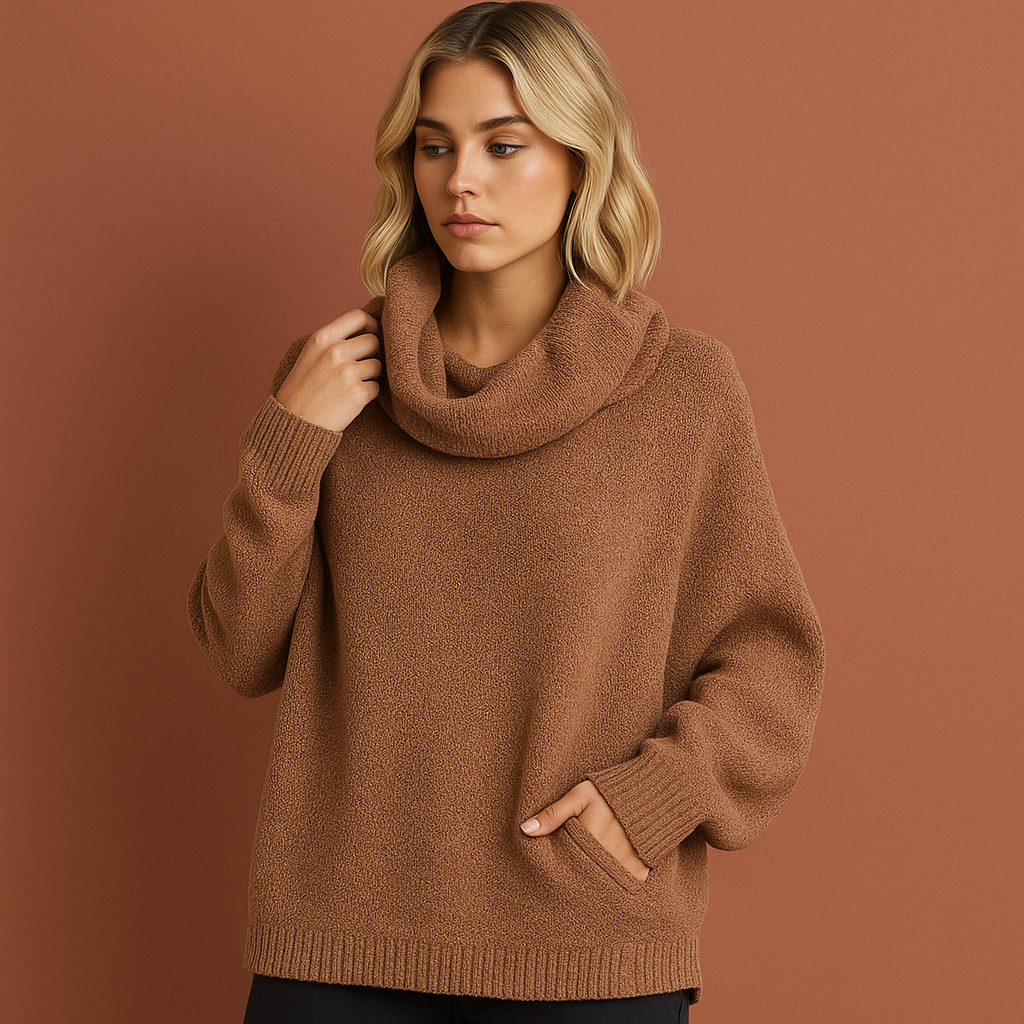 Stylish turtleneck sweater with elegant fit for women | Lieve