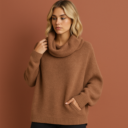 Stylish turtleneck sweater with elegant fit for women | Lieve