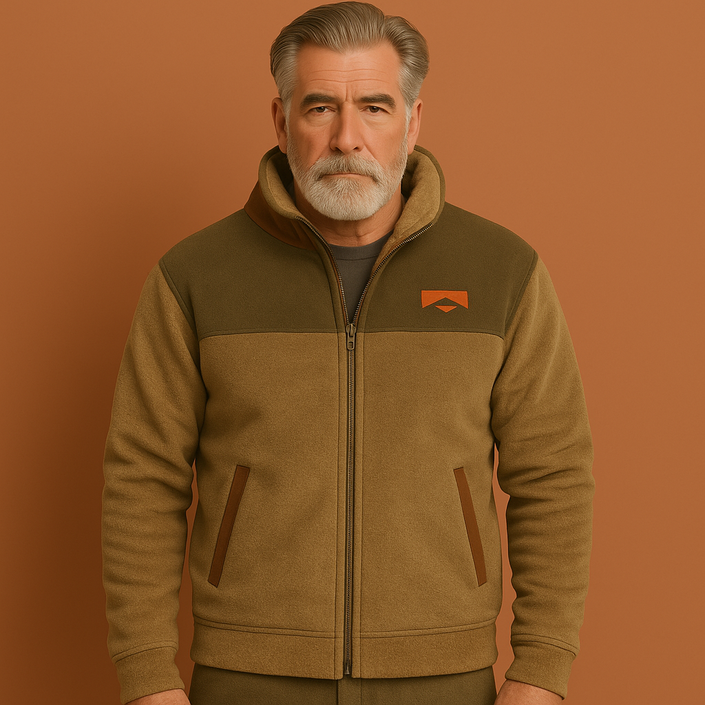 Warm zip-up winter jacket for men | Ismael