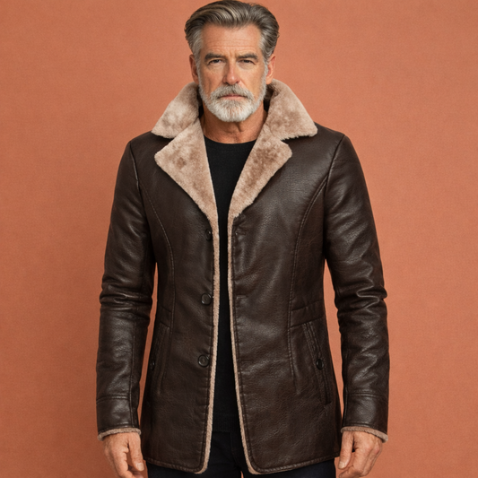 Warm winter coat for men with a stylish fit | Pieter