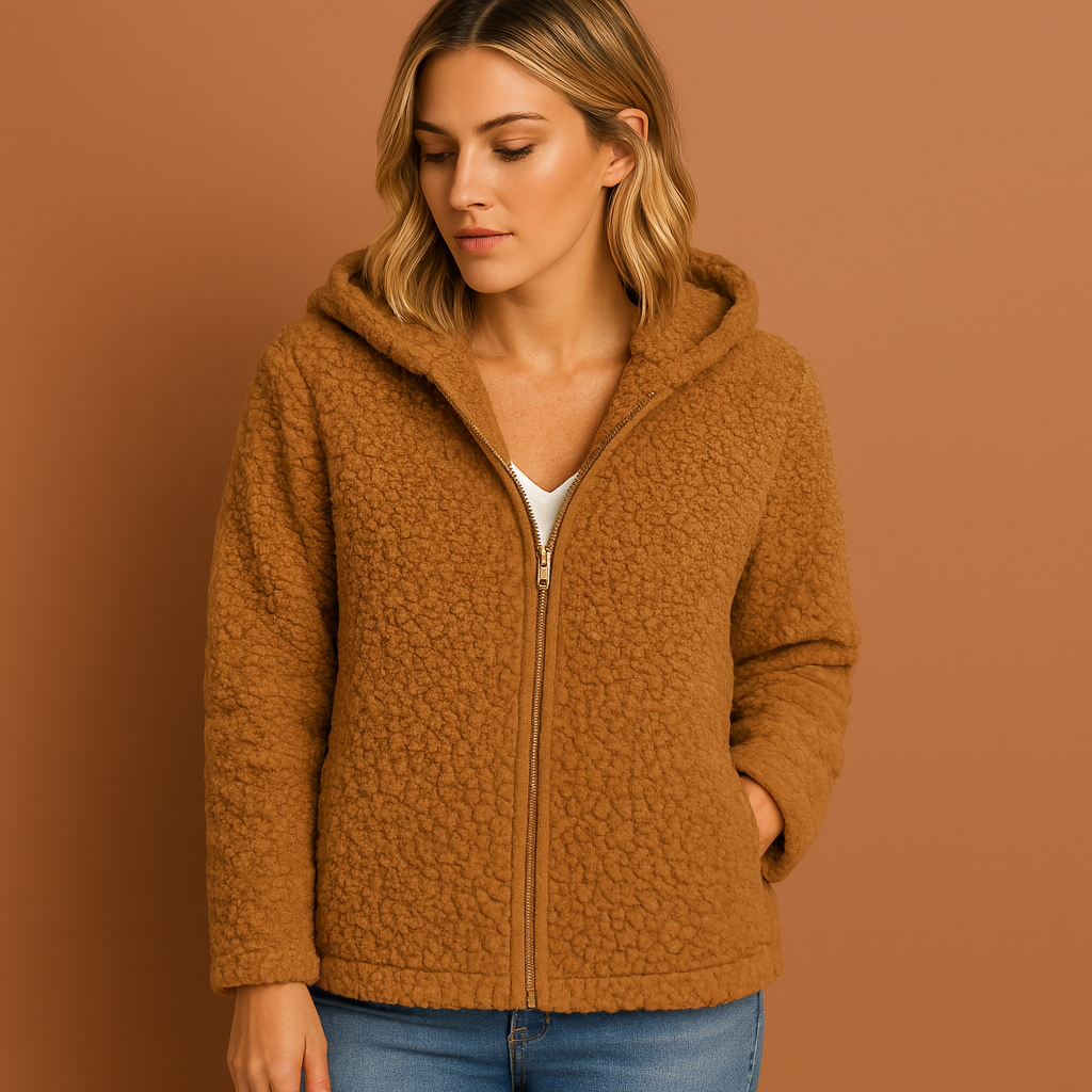 Comfortable winter coat with hood for women | Eve