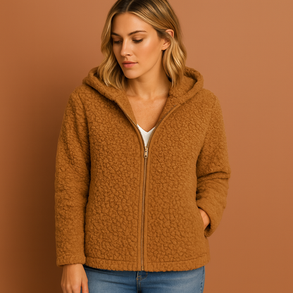 Comfortable winter coat with hood for women | Eve