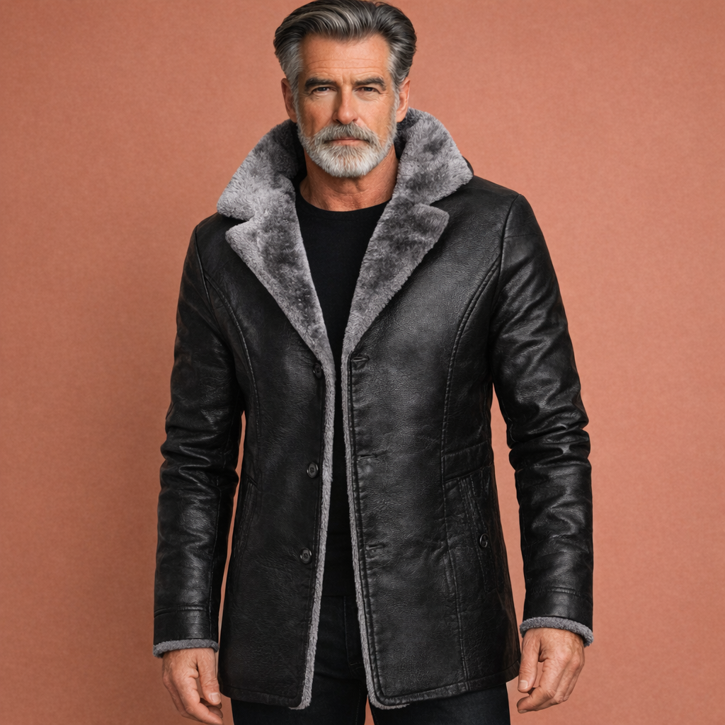 Warm winter coat for men with a stylish fit | Pieter