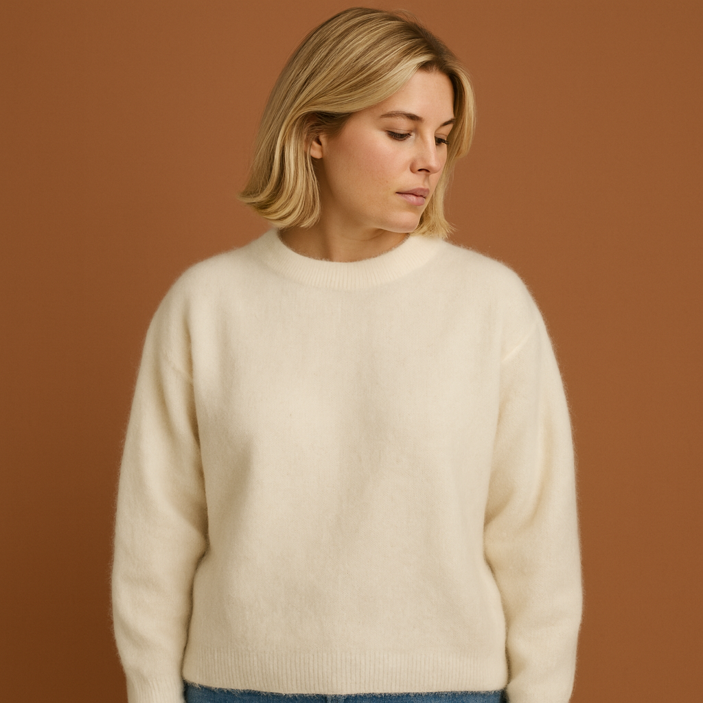 Comfy crewneck sweater for women | Linde