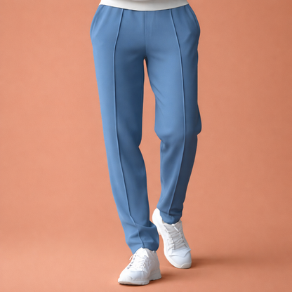 Straight men's trousers with elastic waistband and side pockets | Hugo