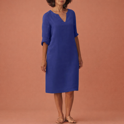 Midi summer dress for women with an elegant fit | Tessa