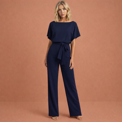 Elegant two-piece set with belt for women | Femke