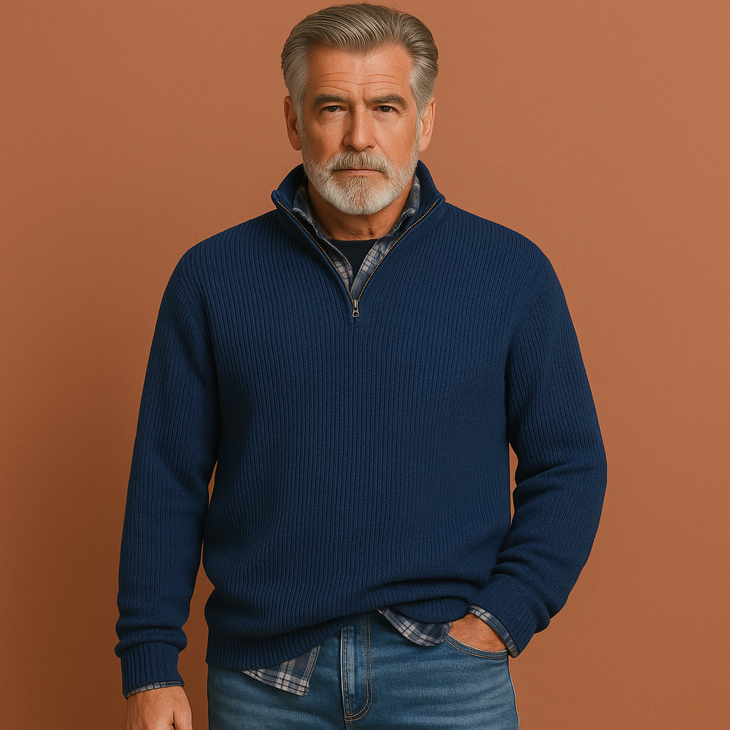 Oversized knitted sweater for men | Lars