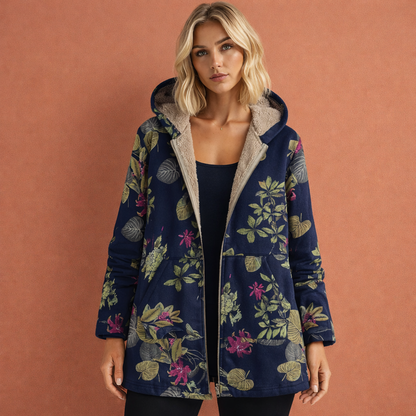 Warm jacket with hood for women with a comfortable fit | Jacoba