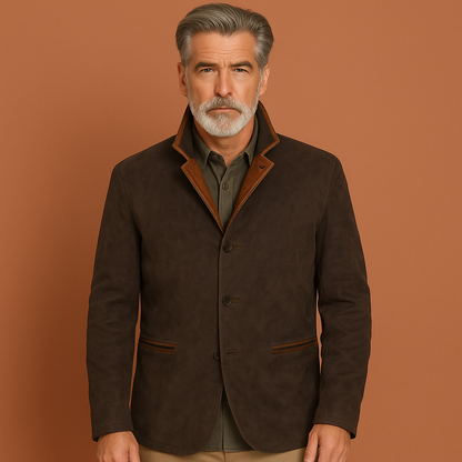 Stylish suede blazer for men | Guus