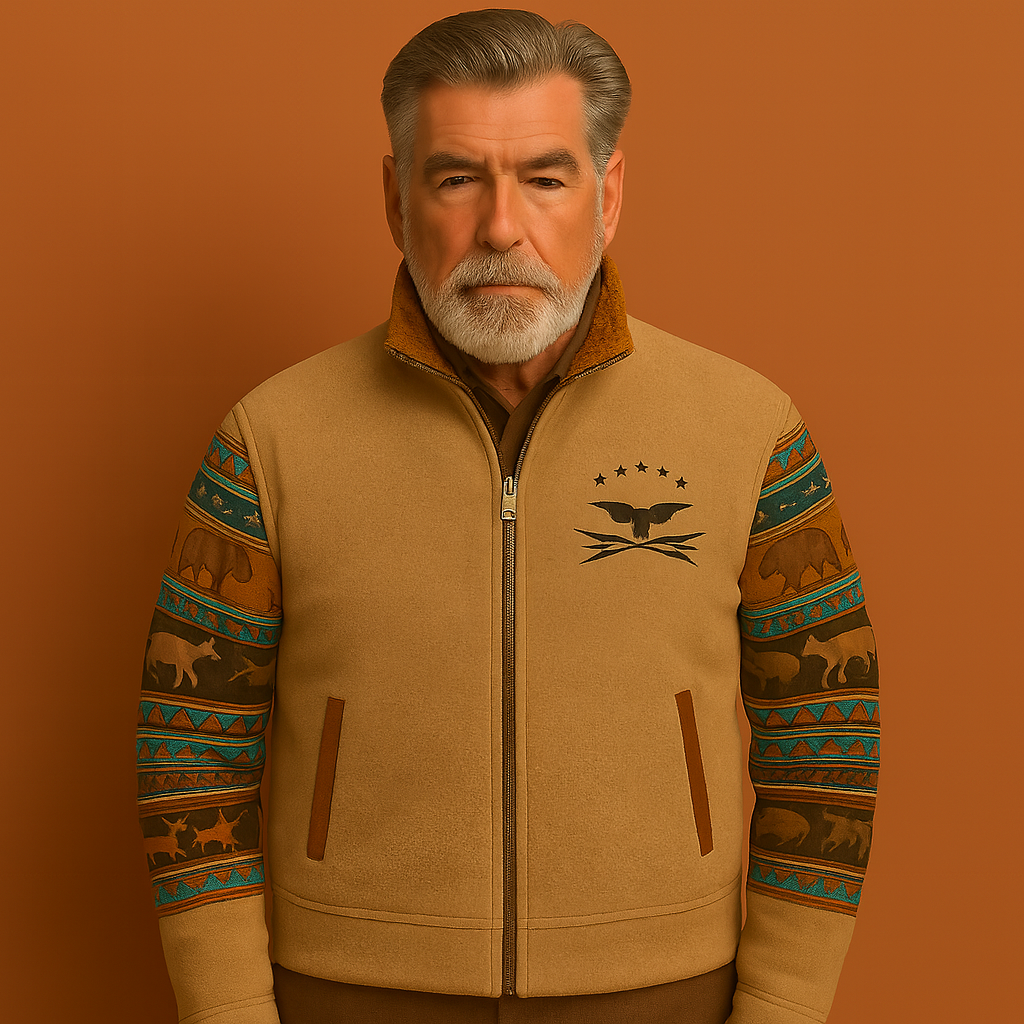 Warm zip-up winter jacket for men | Ismael