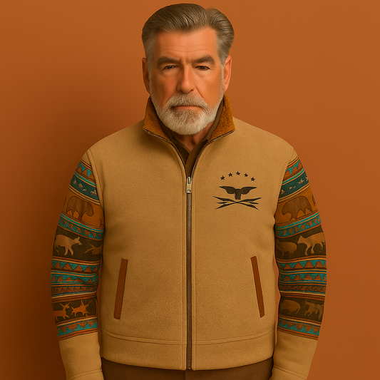 Warm zip-up winter jacket for men | Ismael