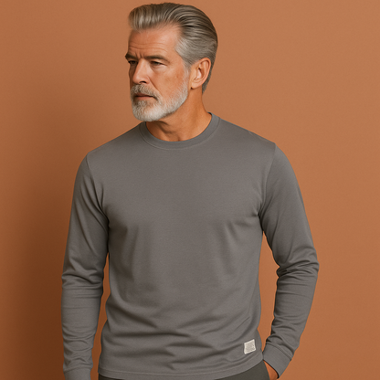 Men's Long Sleeve Round Neck Sweater | Arend