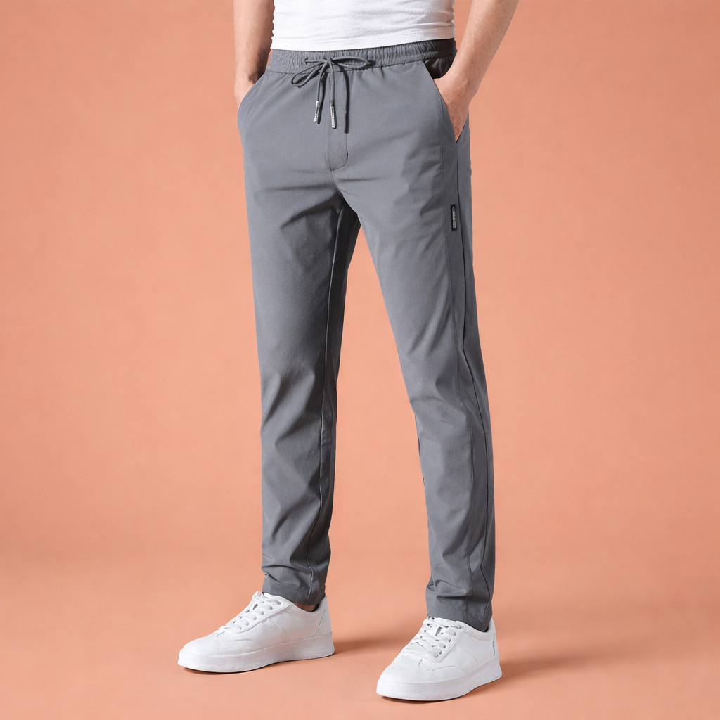 Straight Pants with Drawstring for Men | Kees