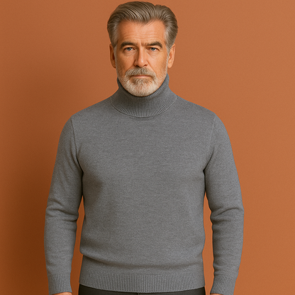 Luxury turtleneck sweater for men with timeless design | Matthijs