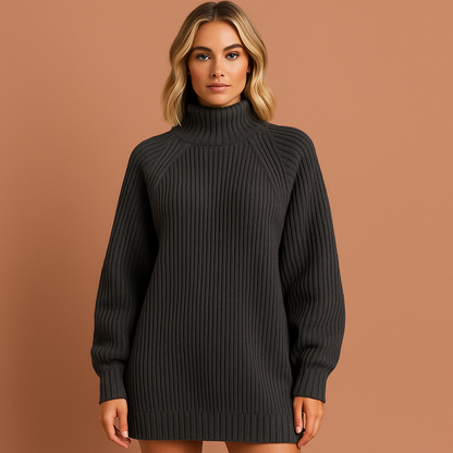Comfortable sweater dress with modern fit for women | Kate