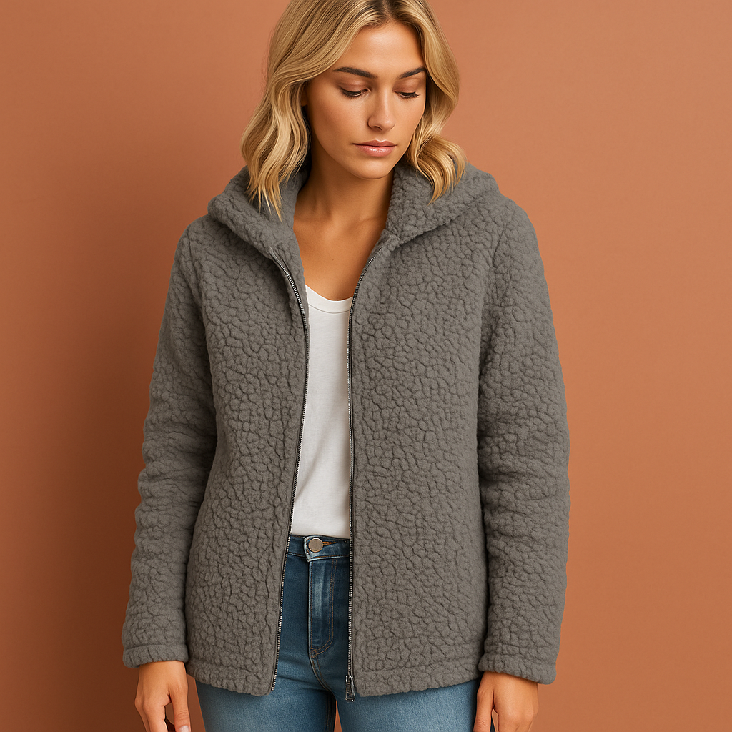 Comfortable winter coat with hood for women | Eve