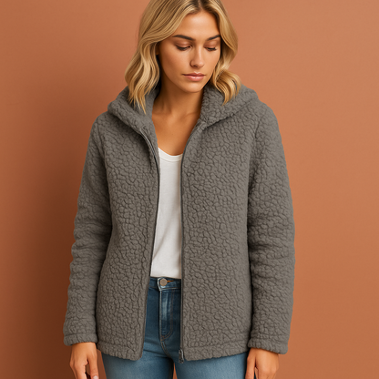 Comfortable winter coat with hood for women | Eve