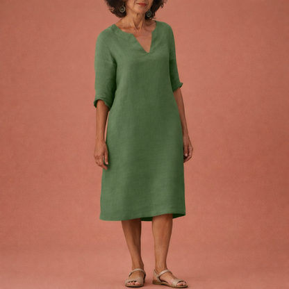 Midi summer dress for women with an elegant fit | Tessa