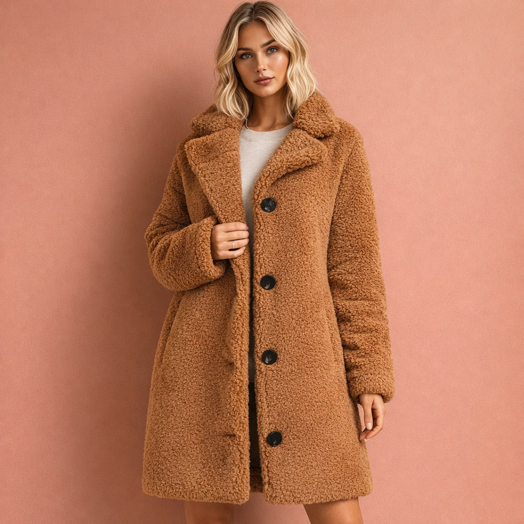 Elegant Warm Coat for Women | Sanne