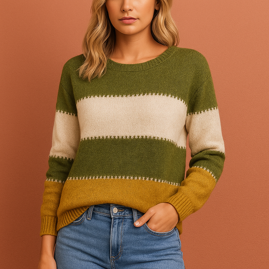 Classic Striped Sweatshirt for Women | Ina