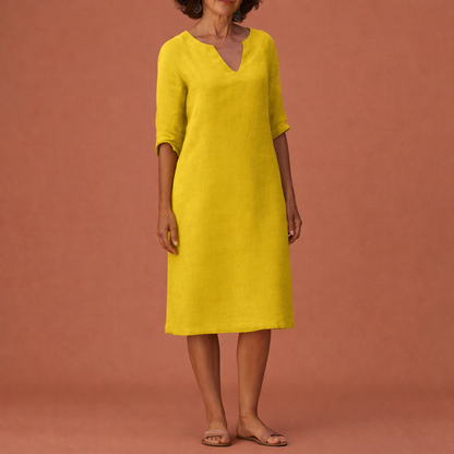 Midi summer dress for women with an elegant fit | Tessa
