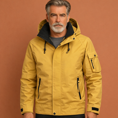 Men's Jacket with Hood and Zipper Pockets for Daily Use | Egbert