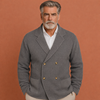 Casual vest with double button closure for men | Alfredo