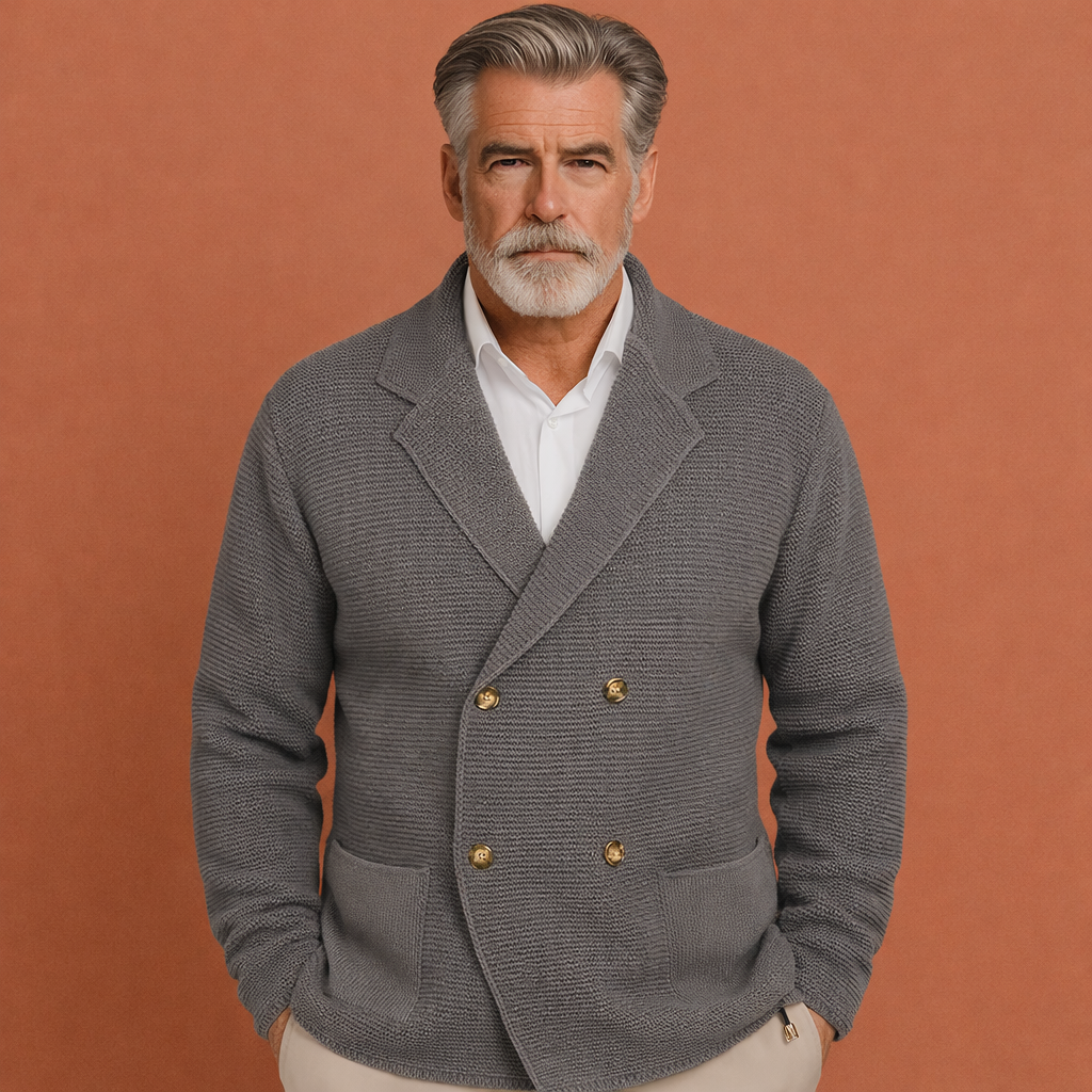 Casual vest with double button closure for men | Alfredo