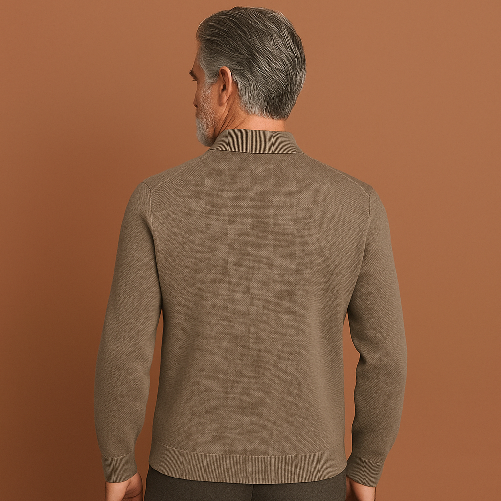 Comfortable men's zip-up vest | Pieter