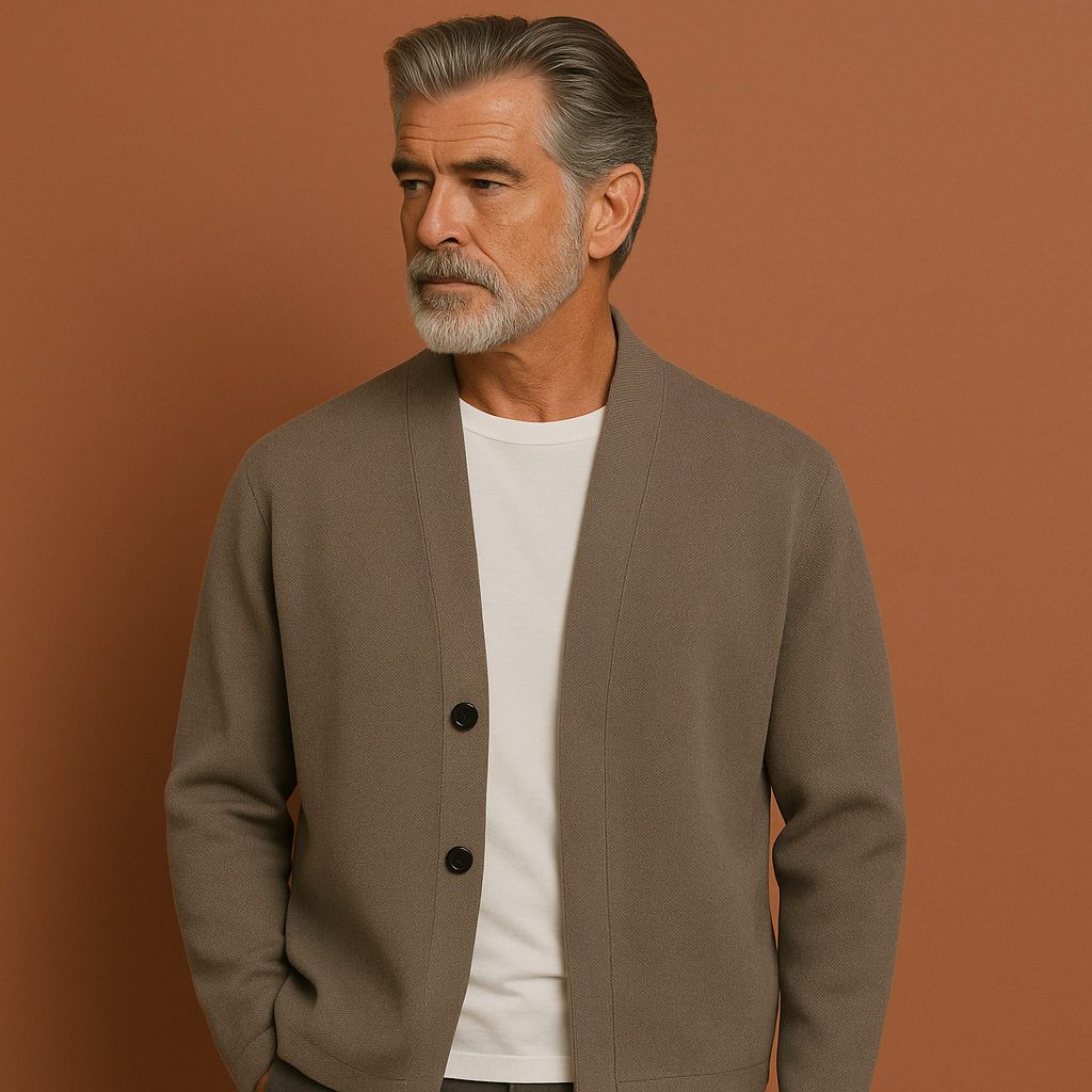 Comfortable men's zip-up vest | Pieter