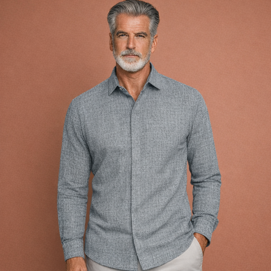 Linen Long Sleeve Shirt for Men | Harm