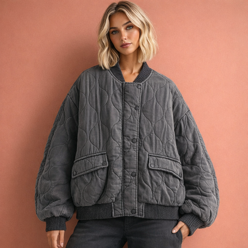 Trendy oversized bomber jacket for women | Brigitte