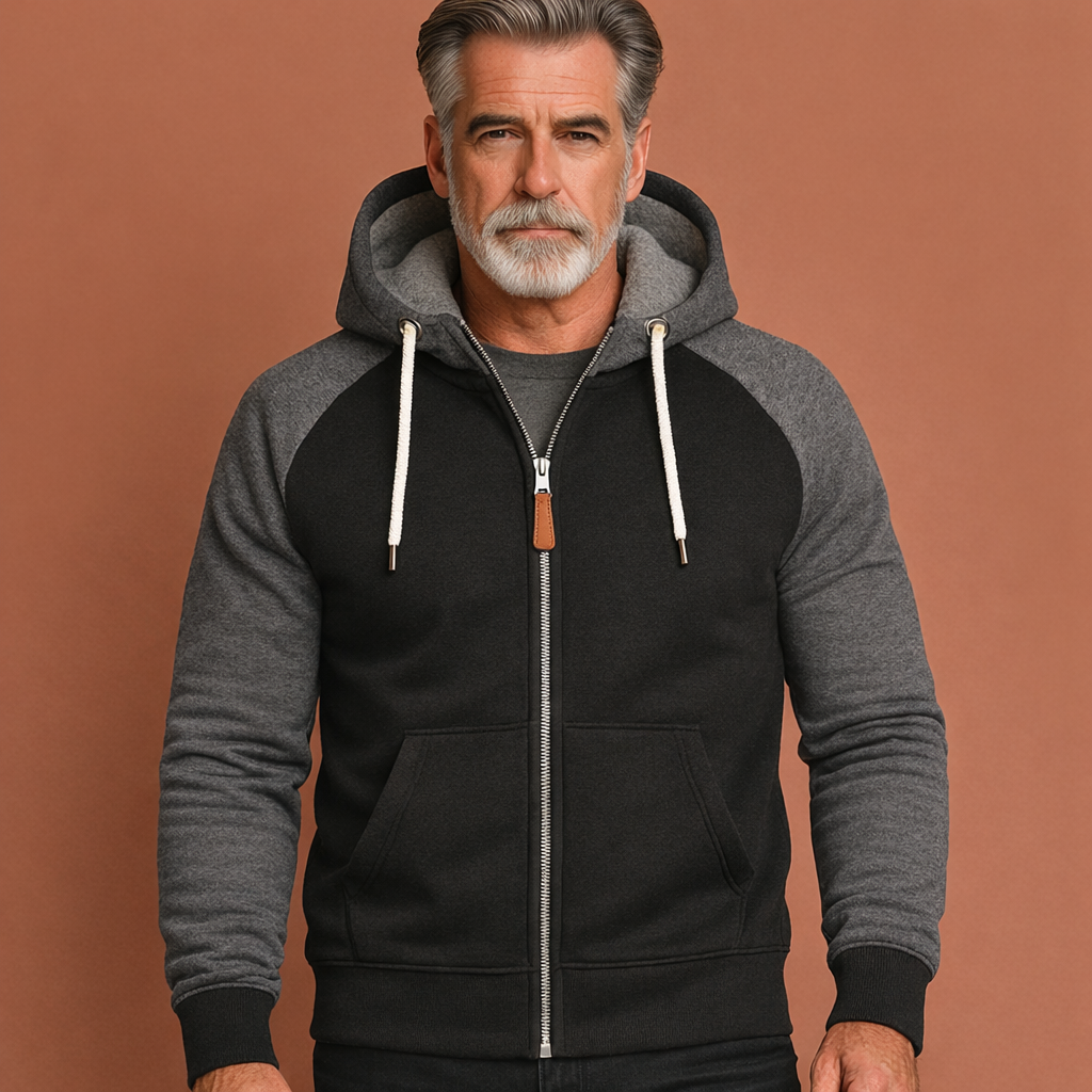 Modern men's hoodie vest for everyday use | Andreas