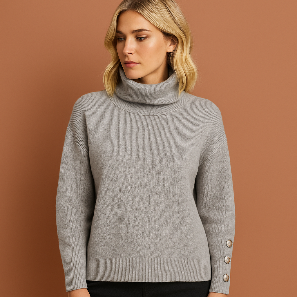 Elegant turtleneck sweater with modern fit for women | Aniek