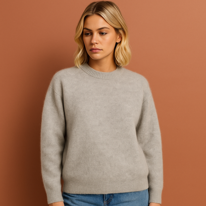 Comfy crewneck sweater for women | Linde