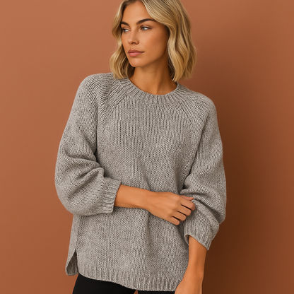 Oversized sweater for women with casual winter style | Asana