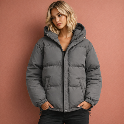 Comfortable Padded Jacket with Hood for Women | Betje