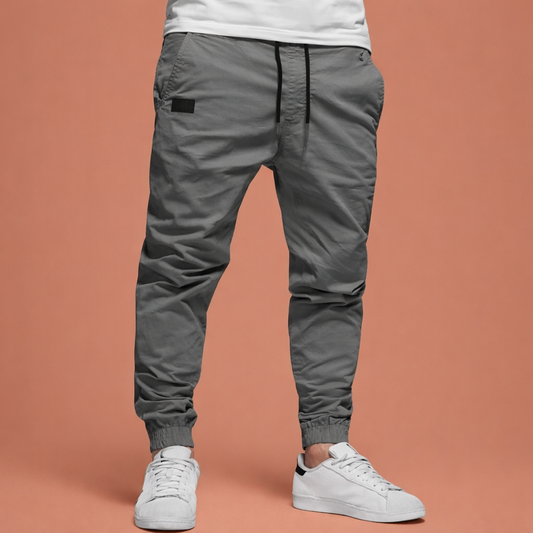 Men's Pants with Elastic Waistband and Drawstring | Boudewijn
