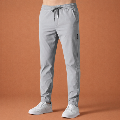 Quick-drying stretch trousers for men with adjustable waist and straight legs | Harmen